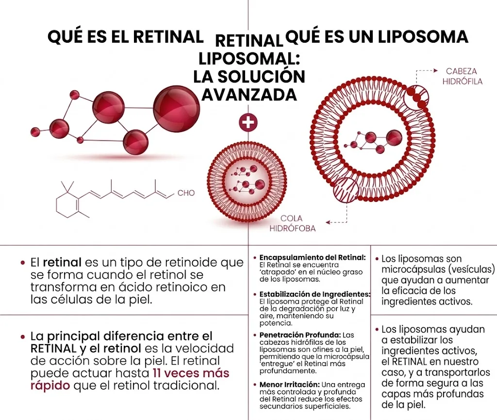 Serum Facial Antiarrugas con Liposomas de Retinal 12% + Arroz Negro (15 ml) · Ingredientes · foto 2