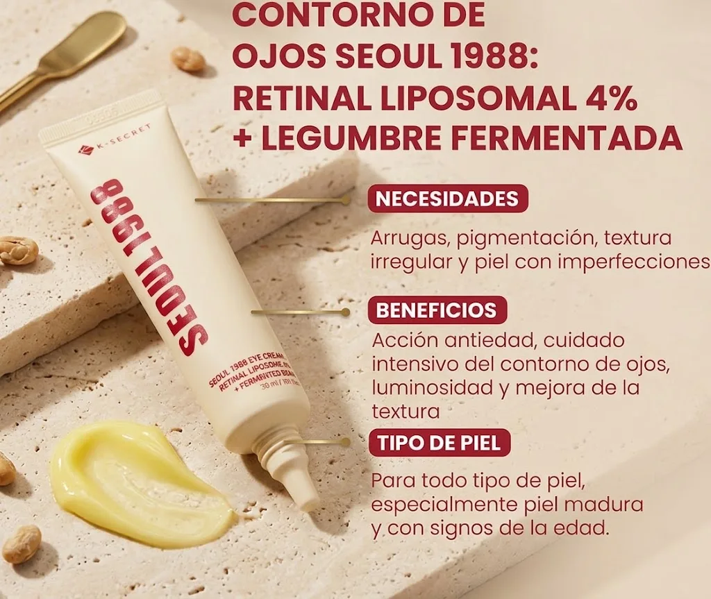 Serum Facial Antiarrugas con Liposomas de Retinal 12% + Arroz Negro (15 ml) · Ingredientes · foto 1