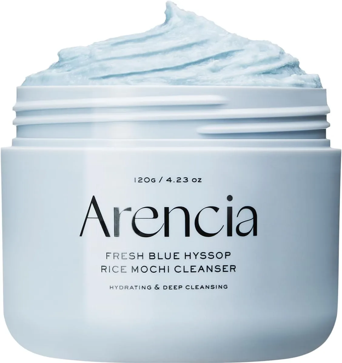 Arencia Fresh Blue Hyssop Rice Mochi Cleanser – Limpiador Facial Coreano de Arroz con Hisopo Azul